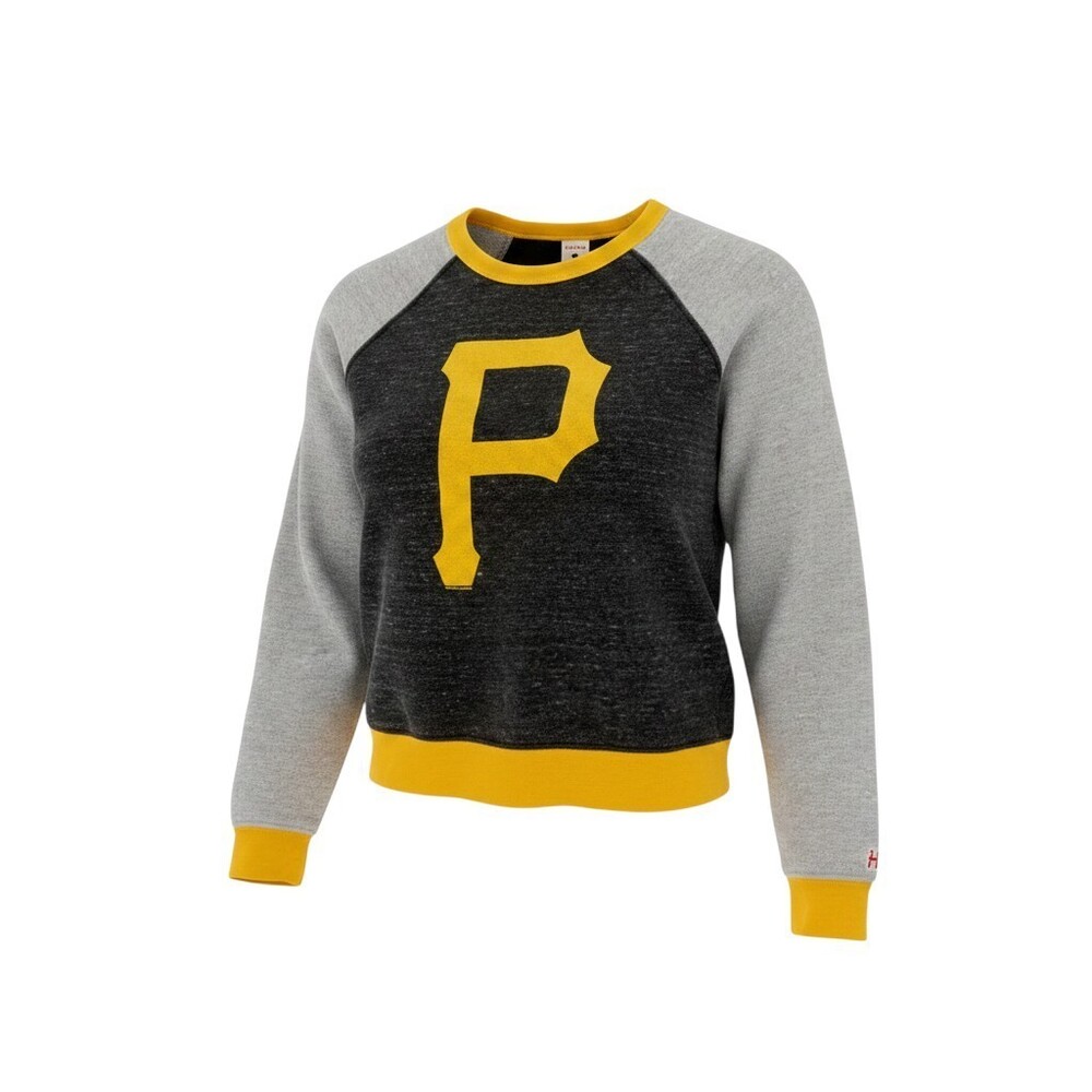 HOMAGE Pittsburgh Pirates MLB Raglan Crewneck Sweatshirt Pullover XS Retro